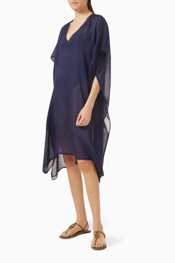 Scarf Poncho in Silk