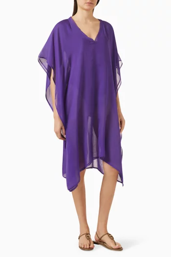 Scarf Poncho in Silk
