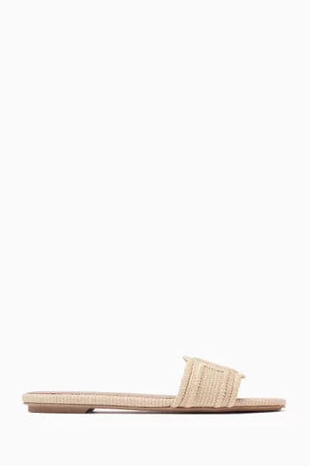 Woven Sandals in Raffia