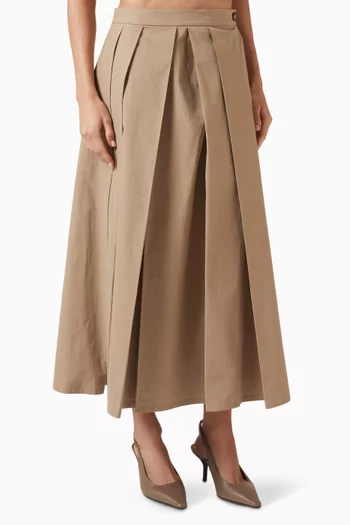 A-line Pleated Skirt