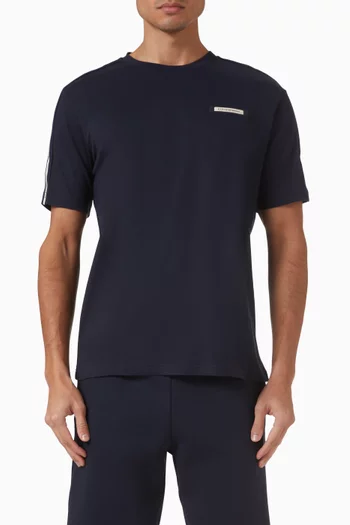 Logo Tape T-shirt in Cotton