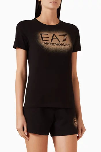 Graphic Logo T-shirt in Cotton