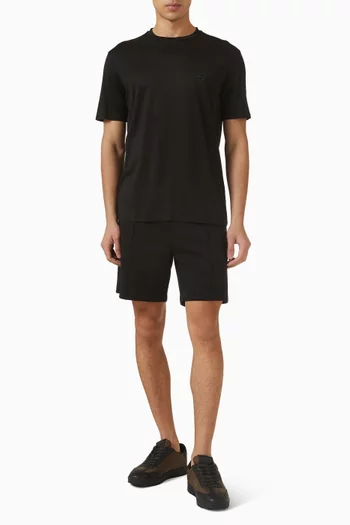 Logo T-shirt in Cotton & Lyocell