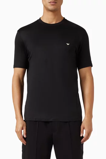 Logo T-shirt in Cotton-blend