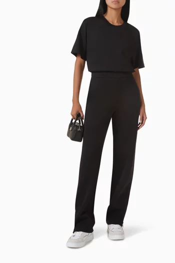 Elasticated-waist Pants in Jersey