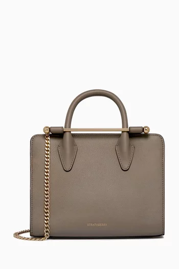 Mini Tote Bag in Leather