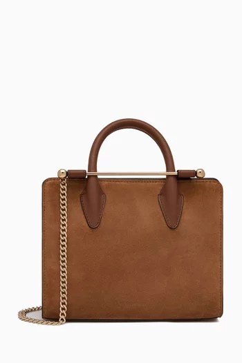 Mini Tote Bag in Suede