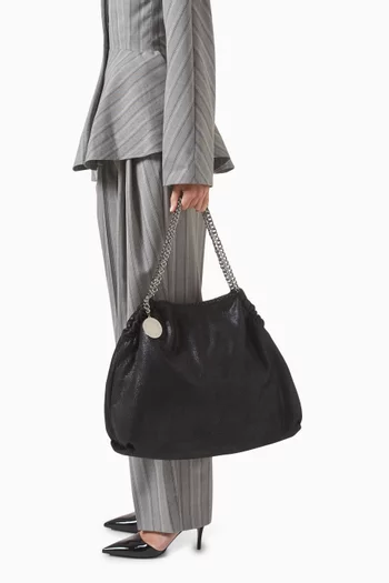 Small Ryder Shoulder Bag in Grained Eco Mat Leather