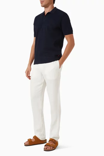 Cornell Drawcord Pants in Linen
