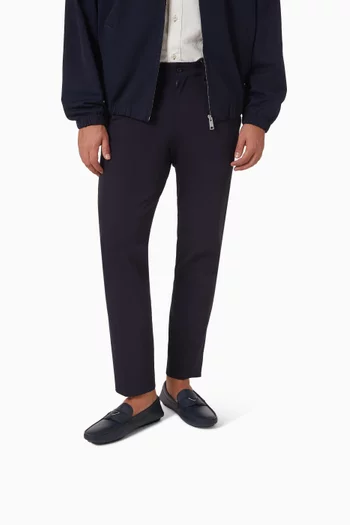 Driver Loafers in Saffiano Leather