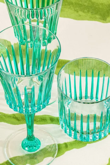 Murano Crystal Wine Glasses, Set of 4