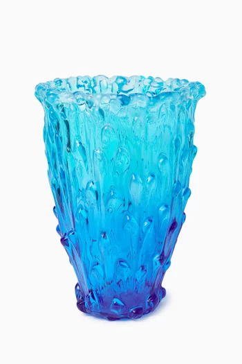 Sculpted Vase in Glass
