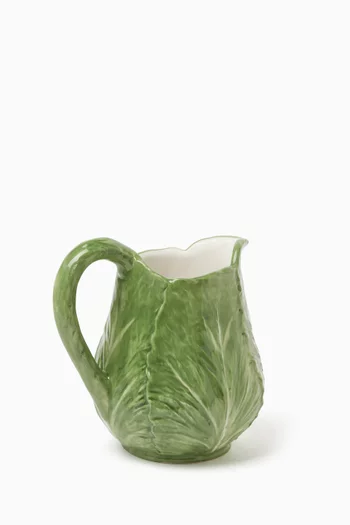 Radicchio Jug in Hand-painted Ceramic