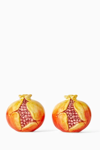 Pomegranate Salt & Pepper Set in Ceramic