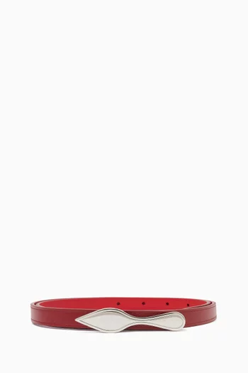 Bettina Reversible Belt in Calf Leather