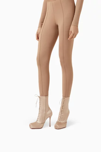 Pavlova 100 Boots in Crepe Satin