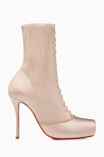 Pavlova 100 Boots in Crepe Satin