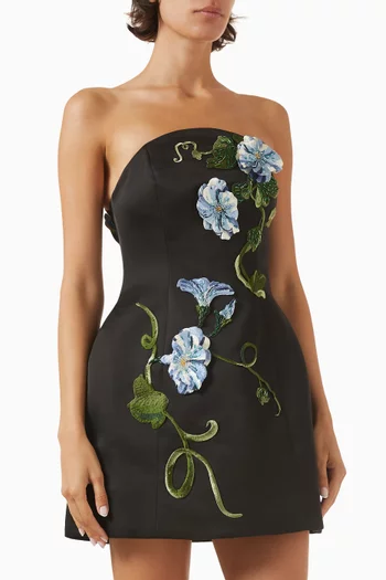 Zaria Floral Bustier Mini Dress