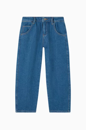 Metal Eagle Logo Jeans in Denim