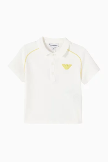Logo Polo Shirt in Cotton