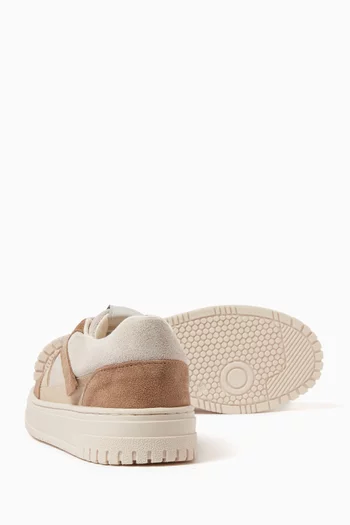 Lace-up Sneakers in Suede