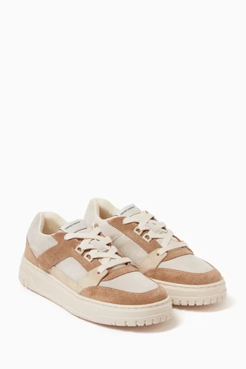 Lace-up Sneakers in Suede