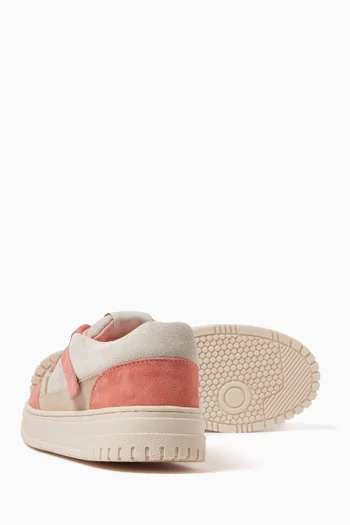 Lace-up Sneakers in Suede
