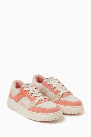 Lace-up Sneakers in Suede