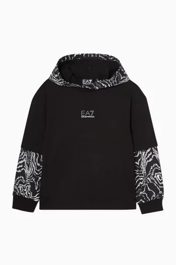 EA7 Logo Hoodie