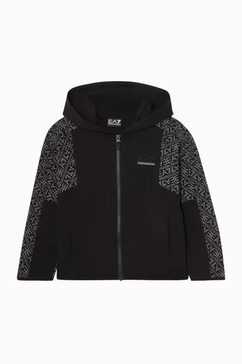 EA7 Monogram Hoodie