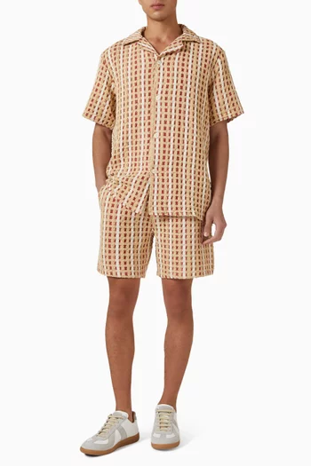 Lano Cuba Shirt in Waffle-weave