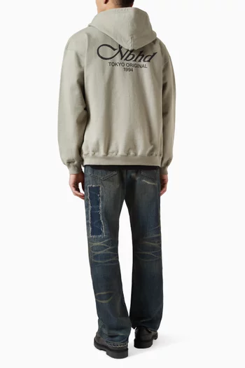 Staple Sweat Zip Hoodie in Cotton