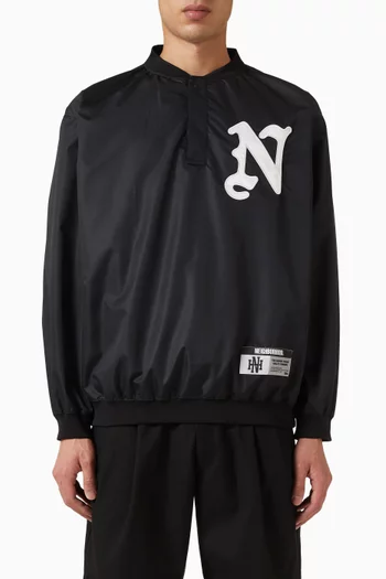 Pullover Shirt in Technical Taffeta