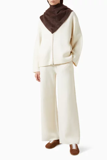 Double-knit Pants in Wool-cashmere Blend