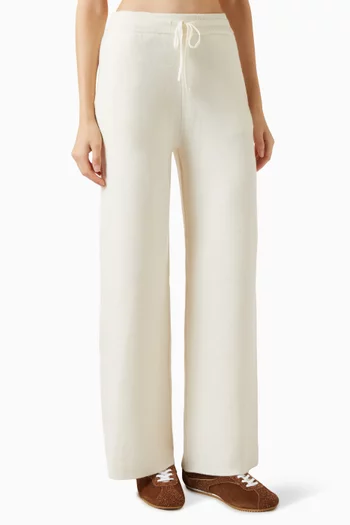 Double-knit Pants in Wool-cashmere Blend