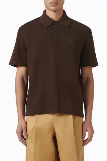 Polo Shirt in Cotton Piqué