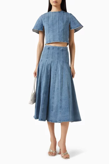 Kolby Top in Denim
