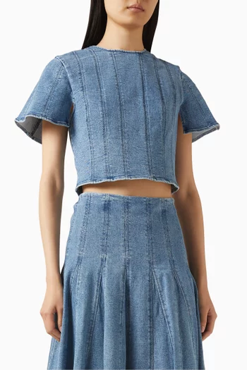 Kolby Top in Denim