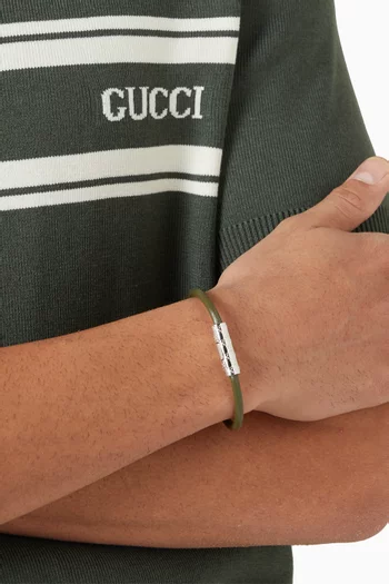 GG Bracelet in Leather
