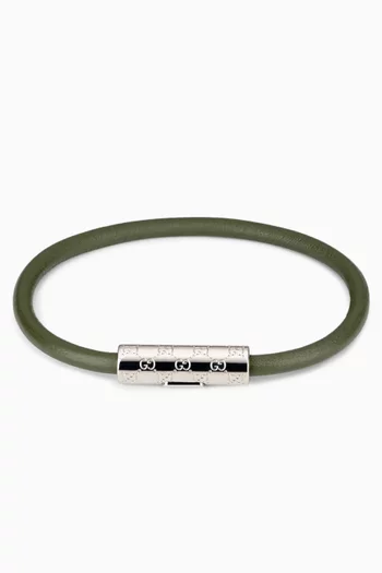 GG Bracelet in Leather