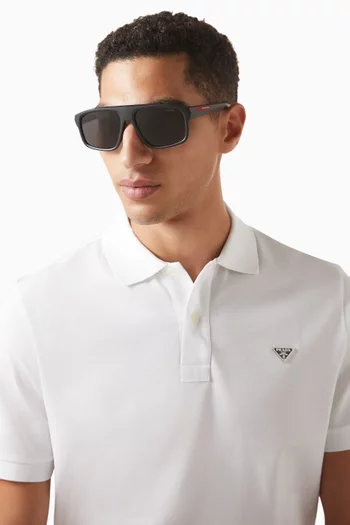 Rectangle Sunglasses in Acetate