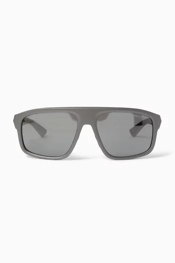 Rectangle Sunglasses in Acetate