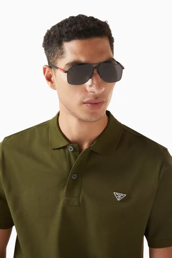 Aviator Sunglasses in Metal