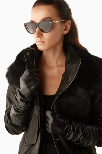 Cat-eye Sunglasses in Acetate