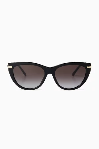 Cat-eye Sunglasses in Acetate