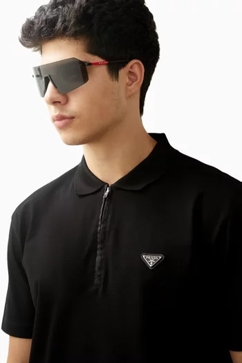 Irregular Sunglasses in Metal