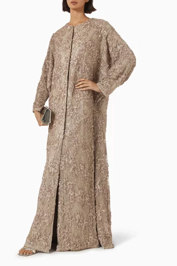 Embroidered Lace Kaftan