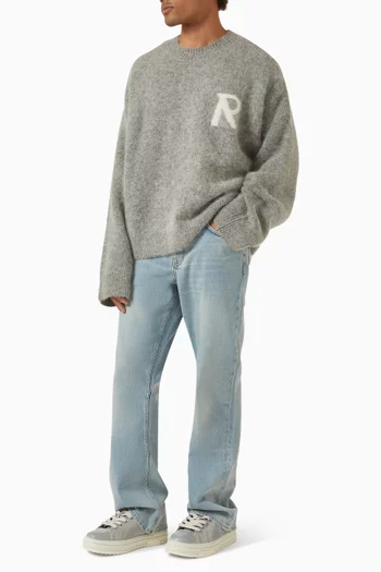 Logo Sweater in Knit