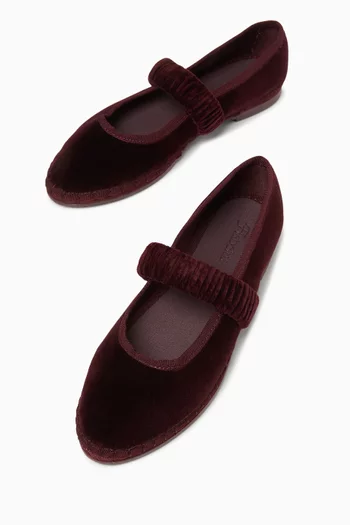 Mafalda Ballet Flats in Velvet
