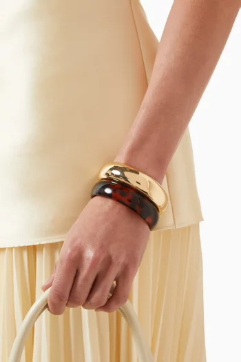 Tortoise Bangle Bracelet Set